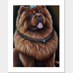 Chow Chow with Crown Posters and Art